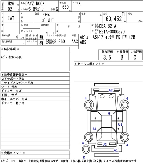 NISSAN DAYZ ROOX