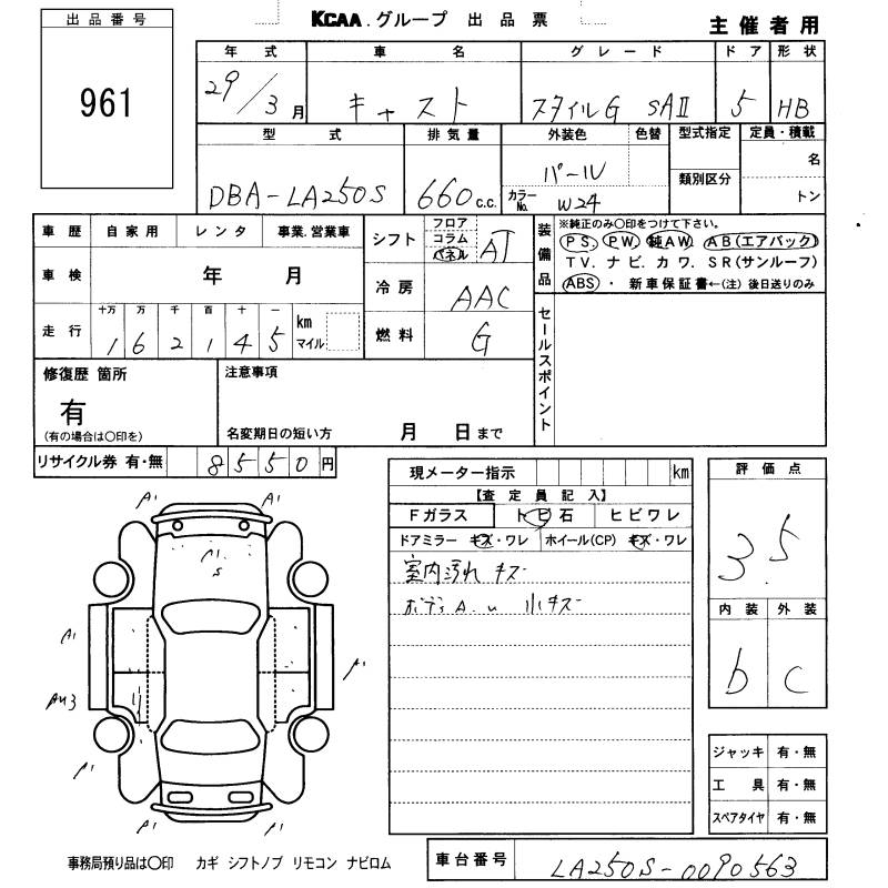 DAIHATSU CAST