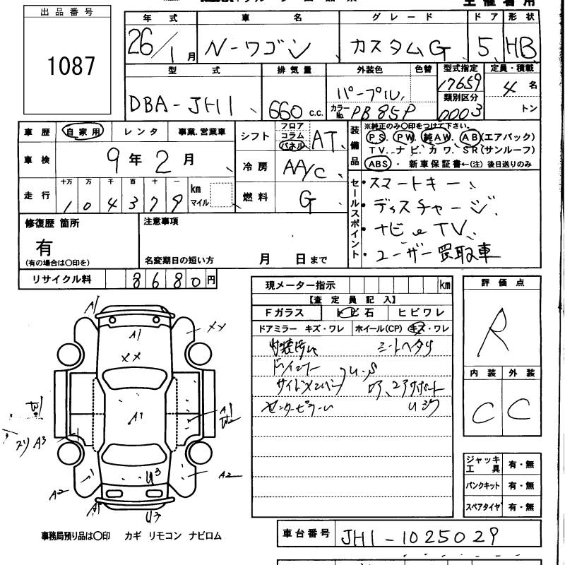 HONDA N-WGN