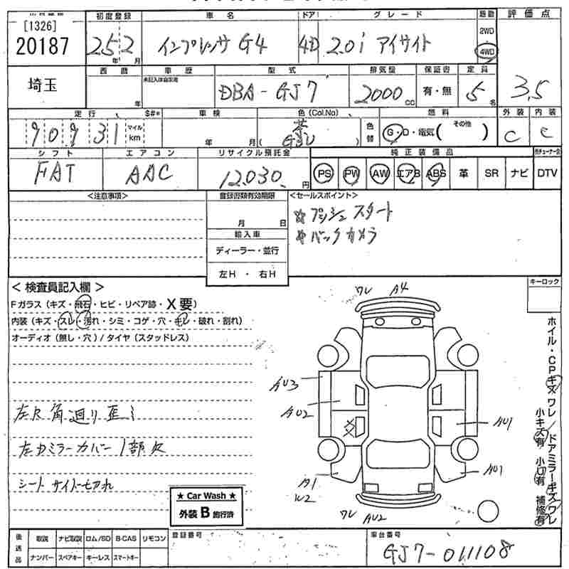 SUBARU IMPREZA