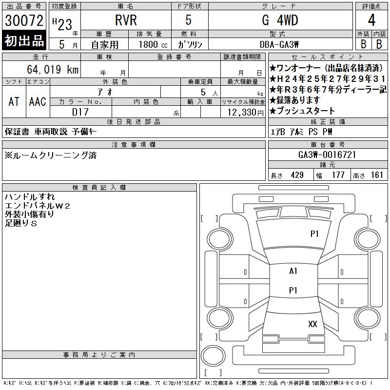 MITSUBISHI RVR