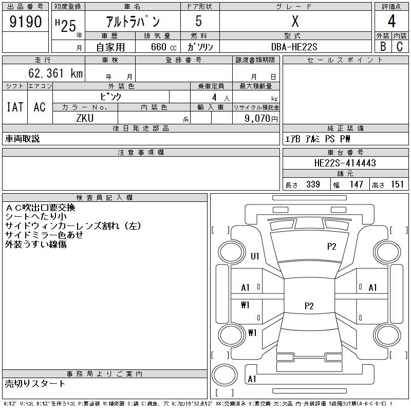 SUZUKI ALTO LAPIN
