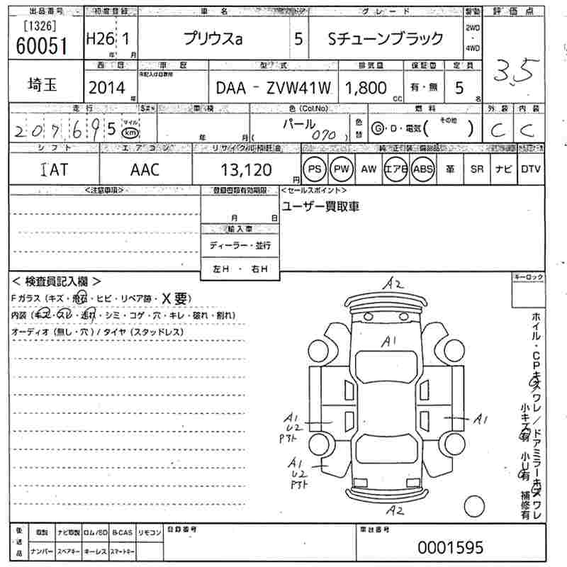 TOYOTA PRIUS ALPHA