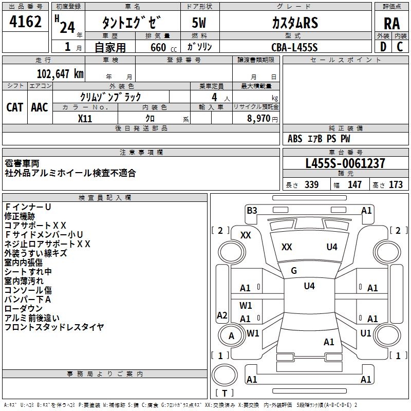 DAIHATSU TANTO EXE