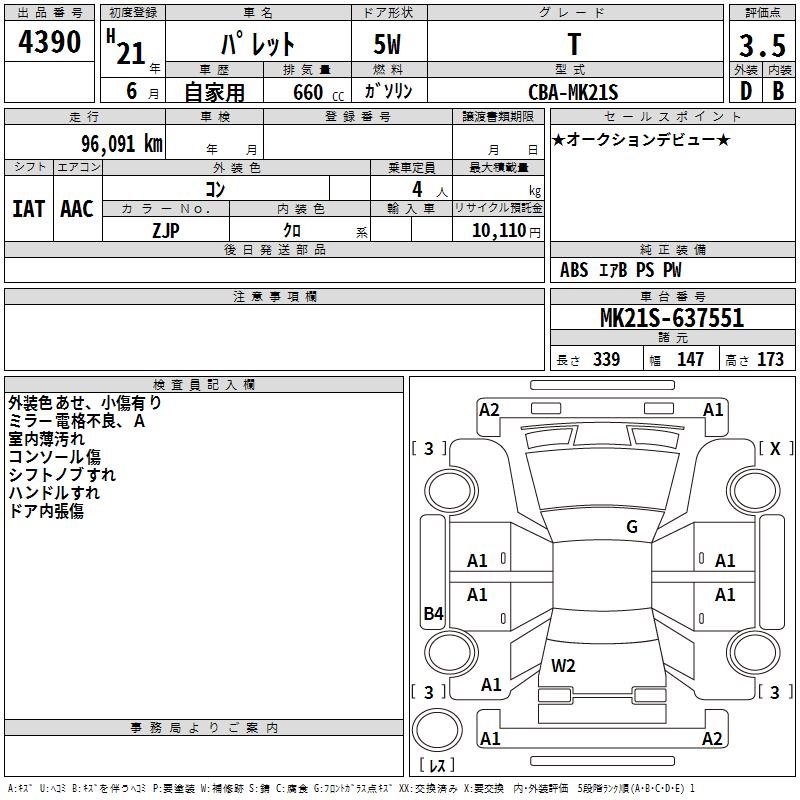 SUZUKI PALETTE
