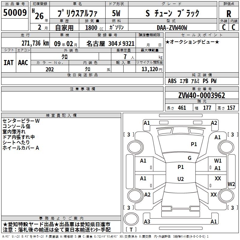 TOYOTA PRIUS ALPHA