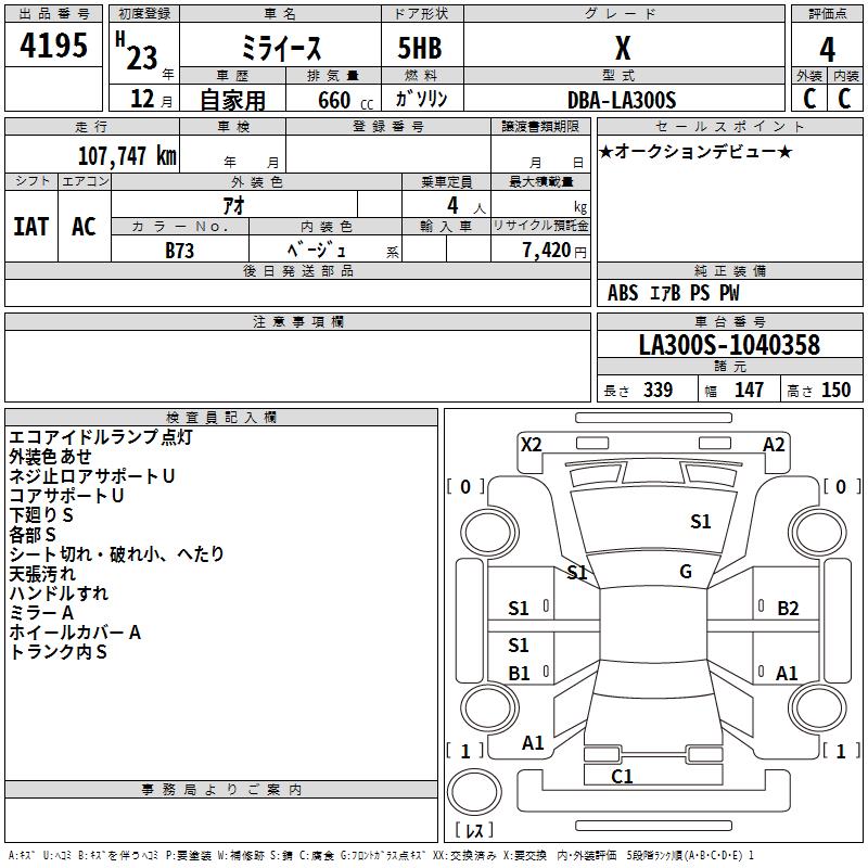 DAIHATSU MIRA E:S