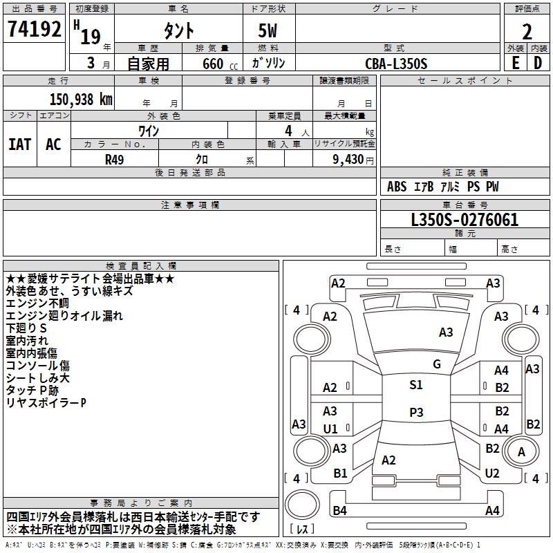DAIHATSU TANTO