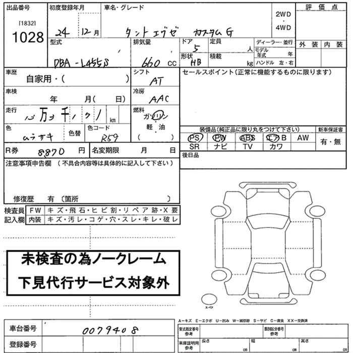 DAIHATSU TANTO EXE