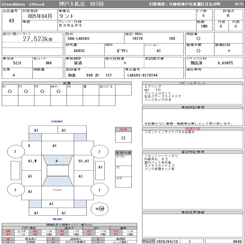 DAIHATSU TANTO