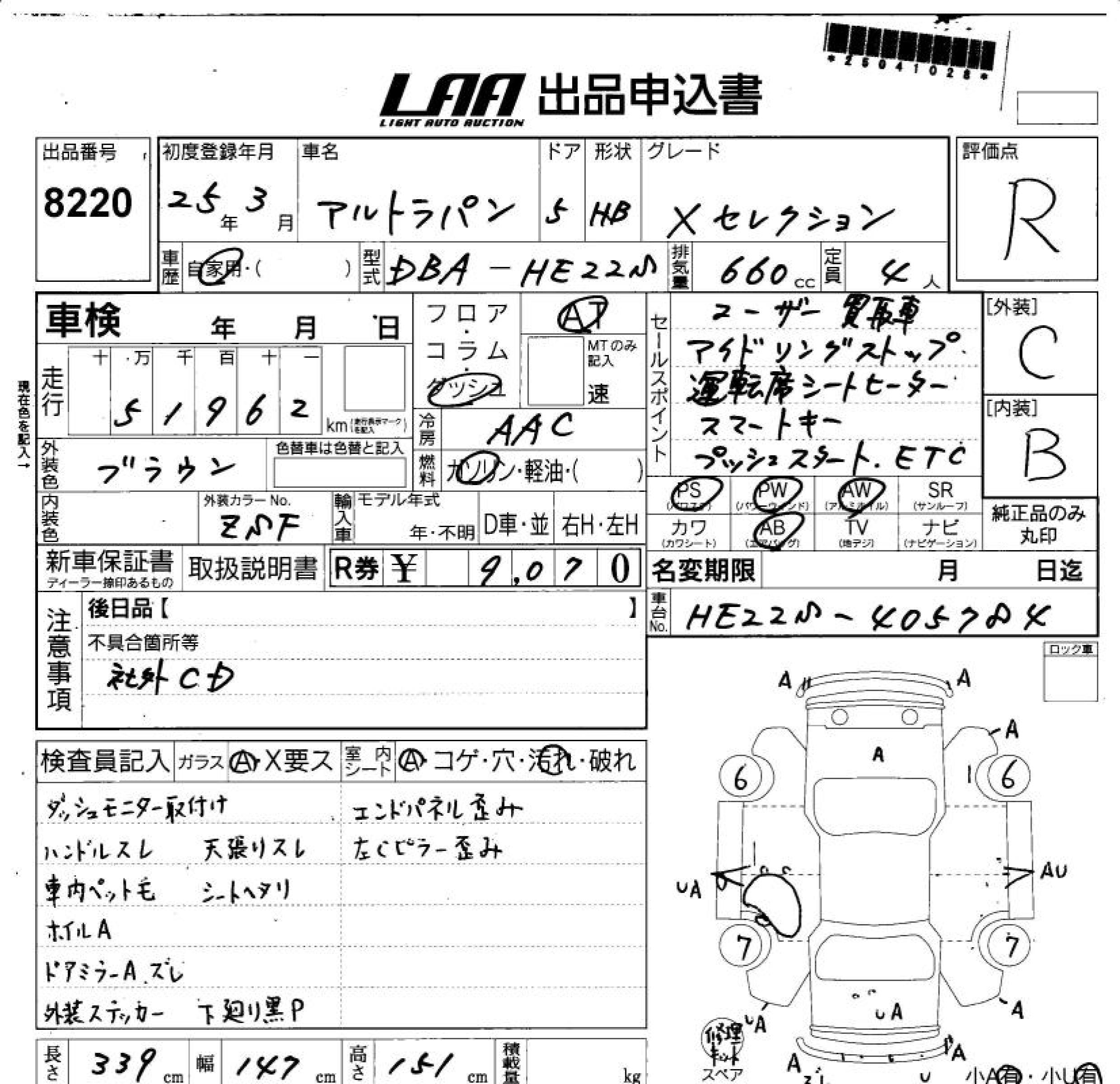 SUZUKI ALTO LAPIN