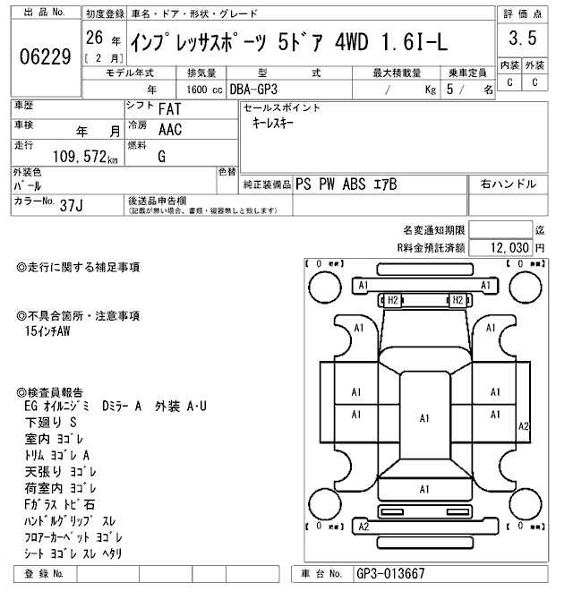 SUBARU IMPREZA