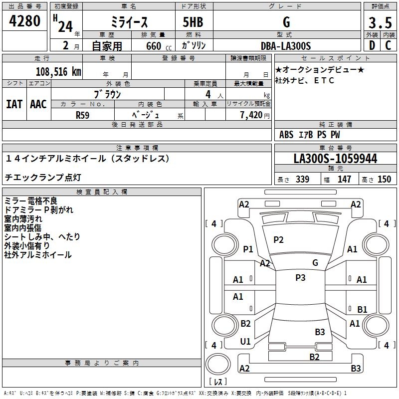DAIHATSU MIRA E:S