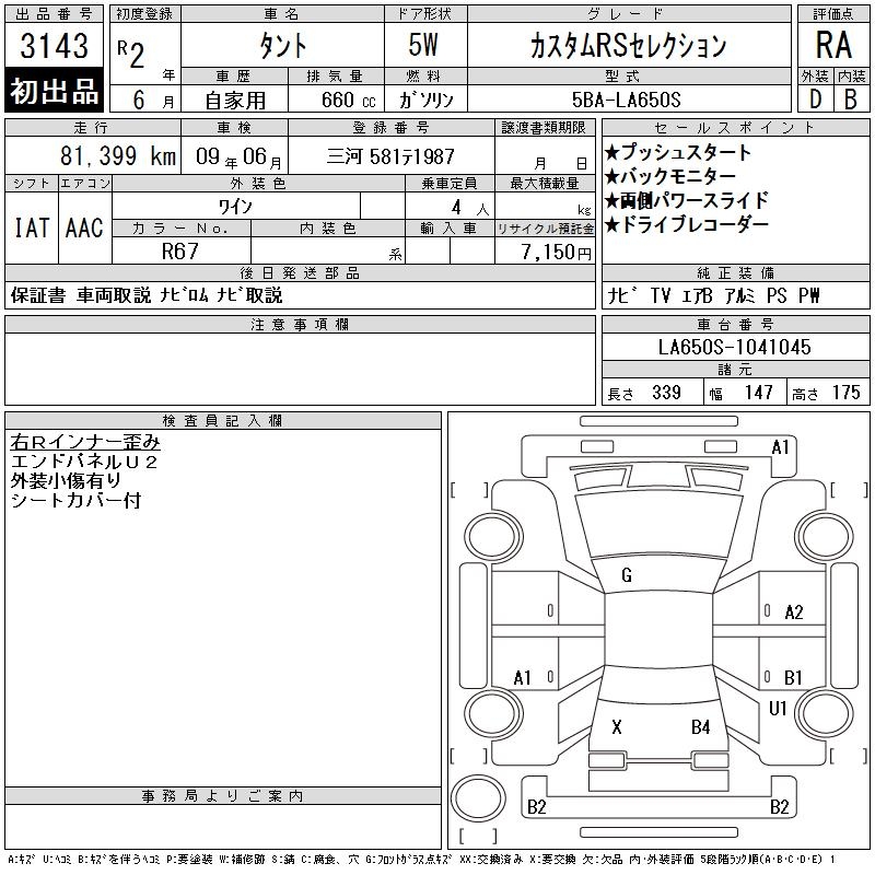 DAIHATSU TANTO