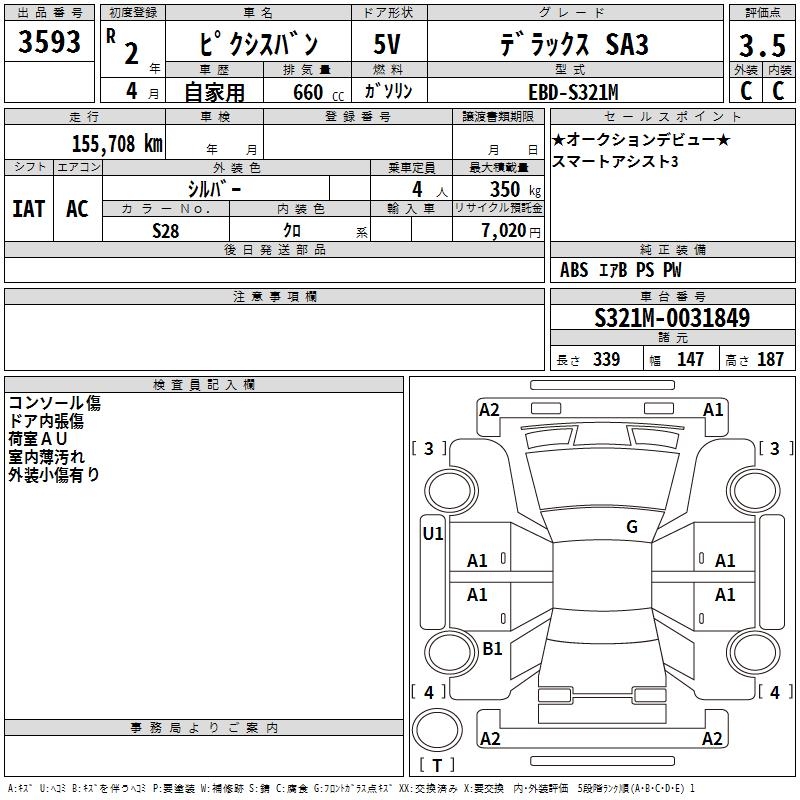 TOYOTA PIXIS VAN