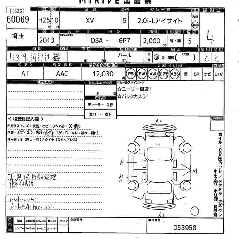 SUBARU XV
