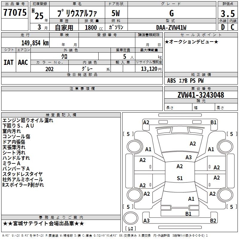 TOYOTA PRIUS ALPHA