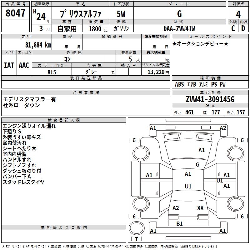 TOYOTA PRIUS ALPHA