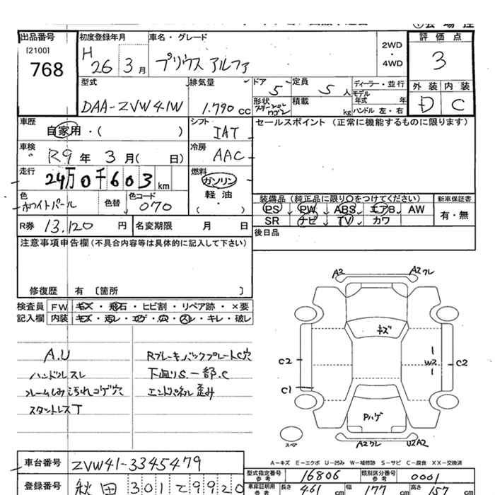 TOYOTA PRIUS ALPHA