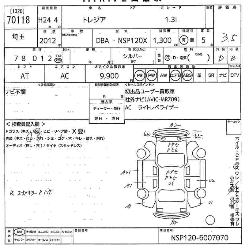 SUBARU TREZIA