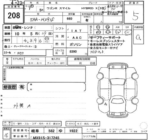 SUZUKI WAGON R SMILE