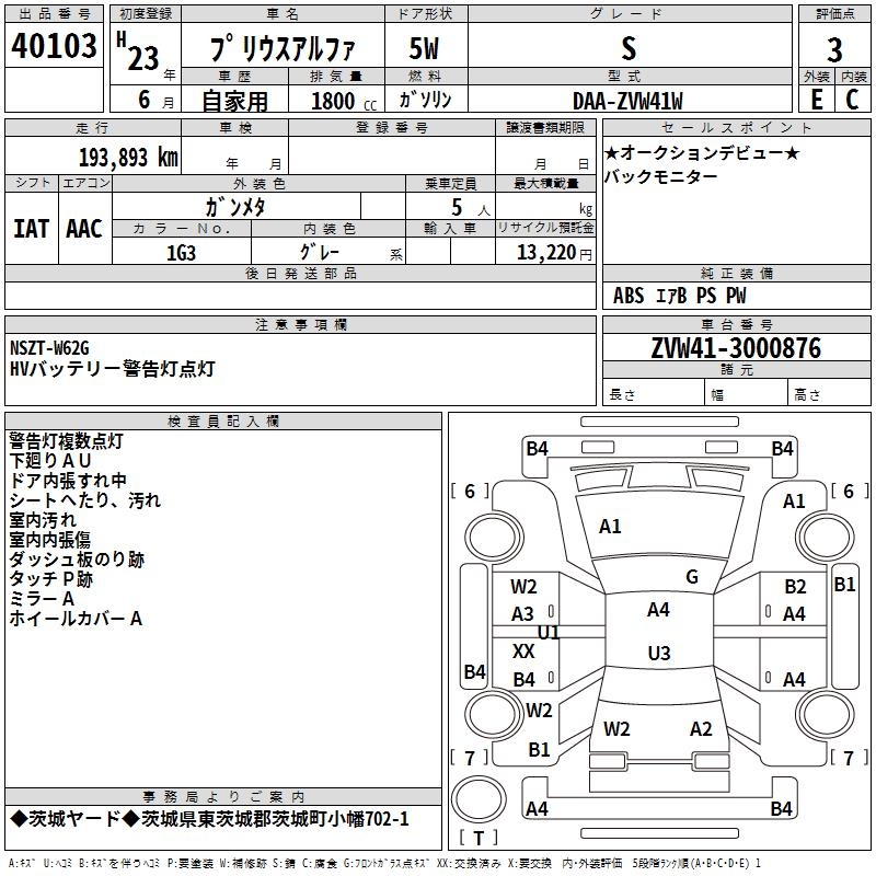TOYOTA PRIUS ALPHA