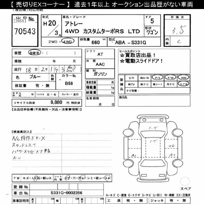 DAIHATSU ATRAI