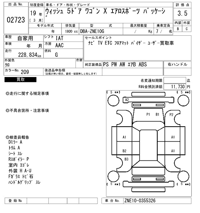 TOYOTA WISH