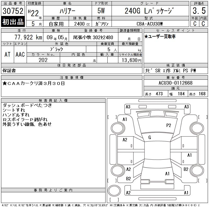 TOYOTA HARRIER