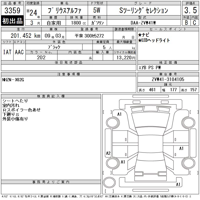 TOYOTA PRIUS ALPHA