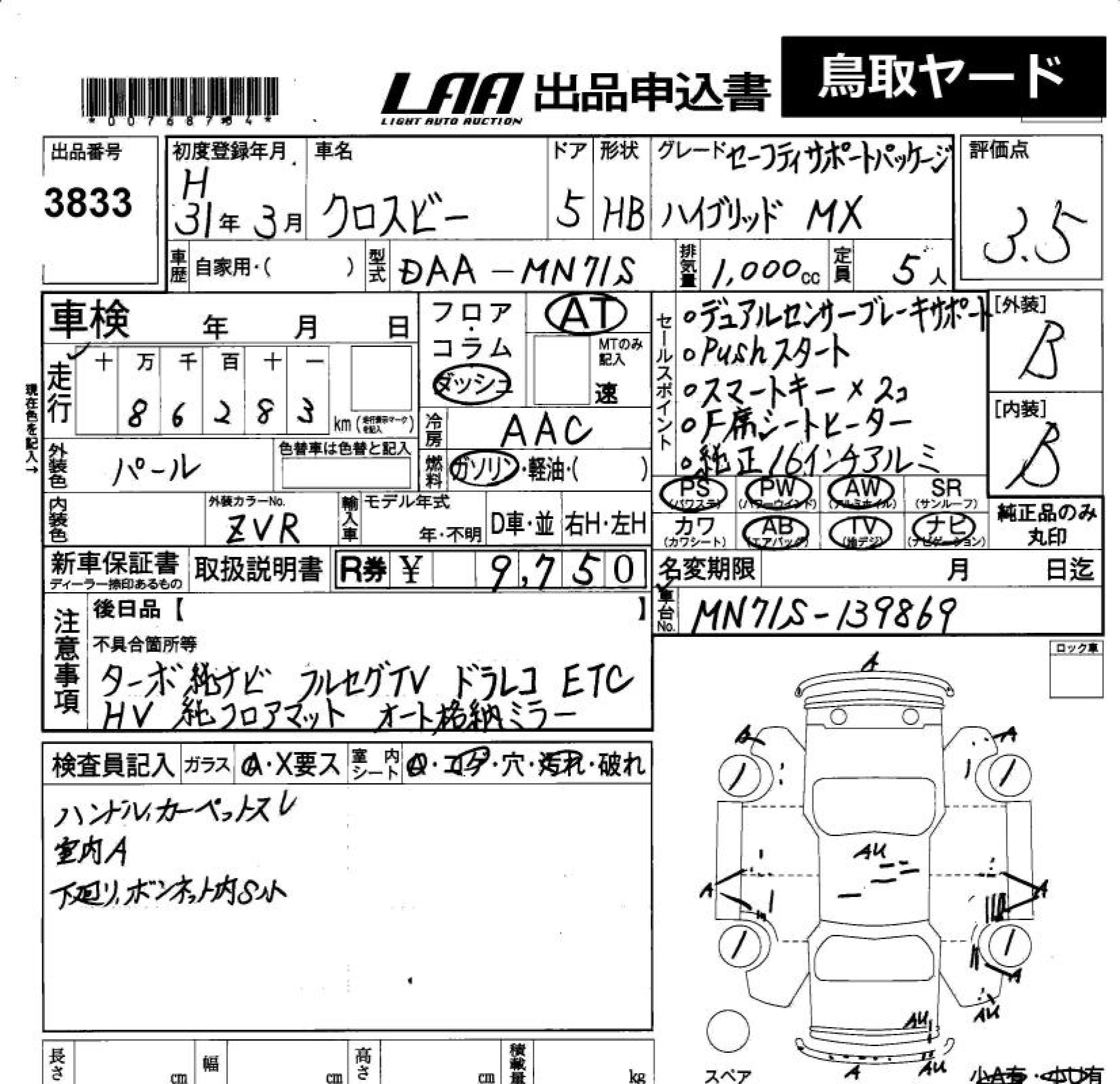 SUZUKI XBEE