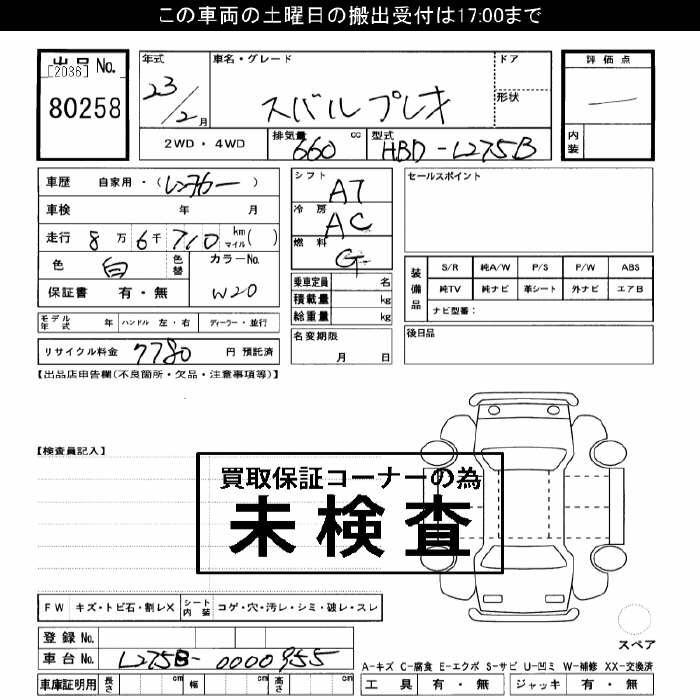 SUBARU PLEO