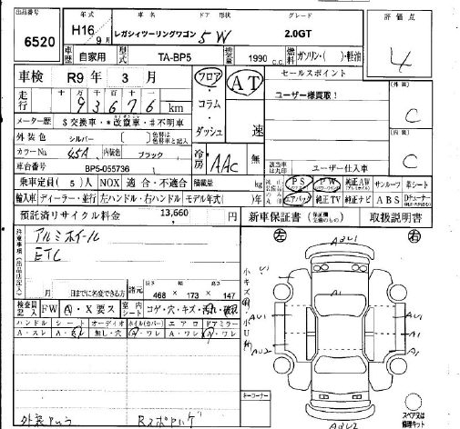 SUBARU LEGACY