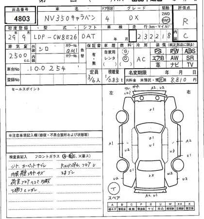 NISSAN NV350 CARAVAN