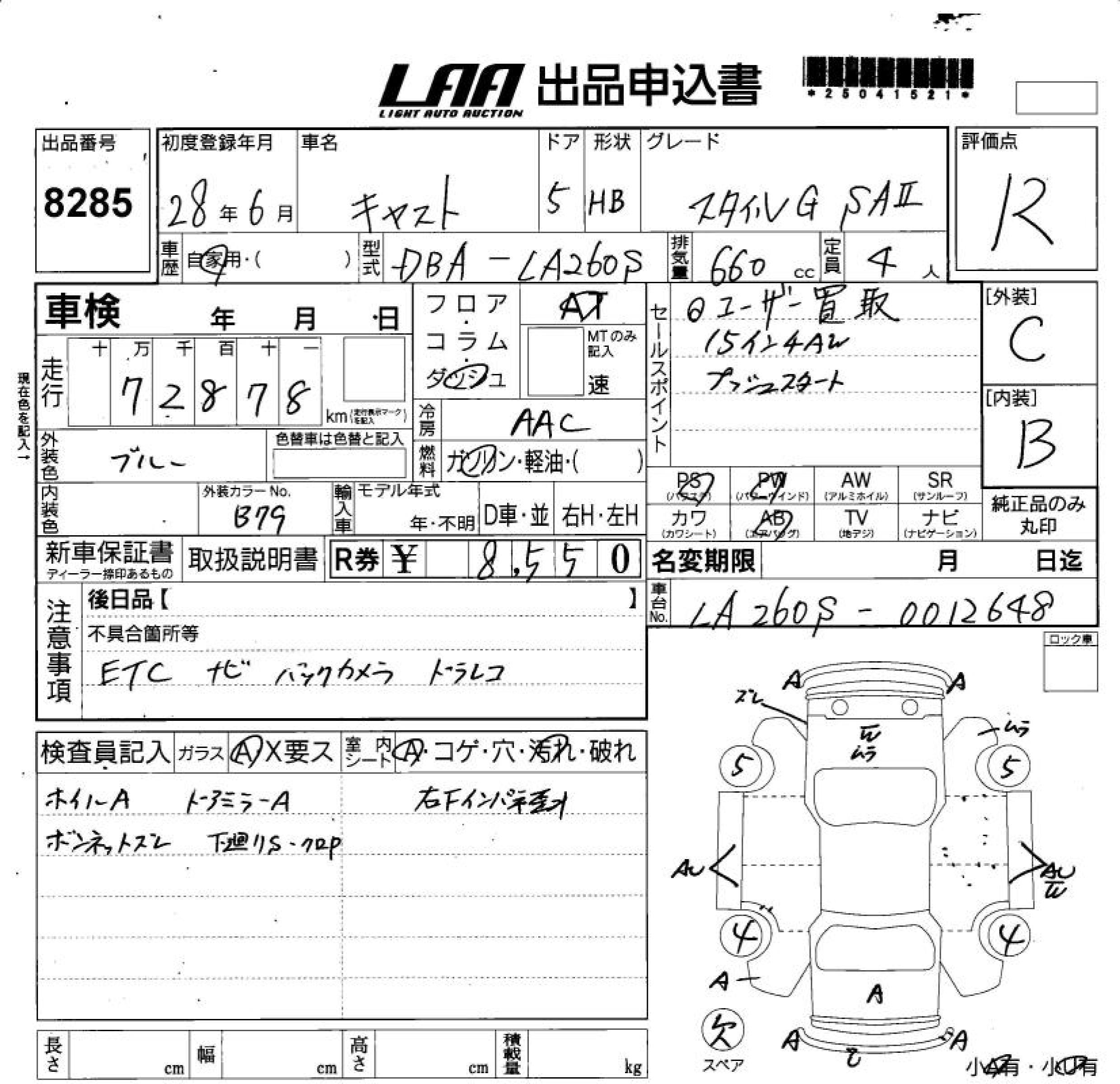 DAIHATSU CAST