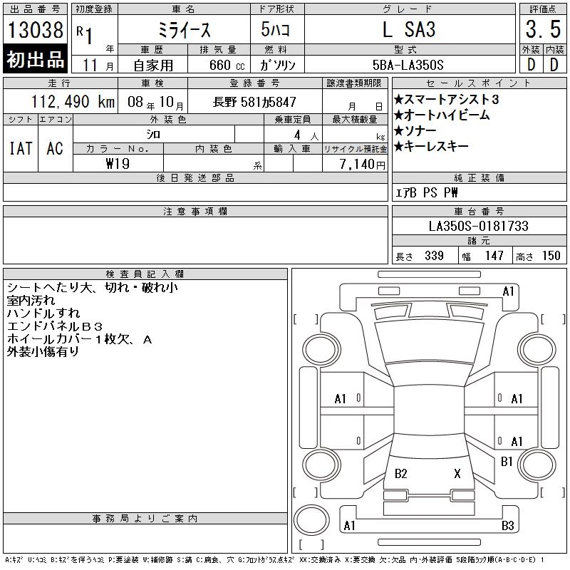 DAIHATSU MIRA E:S