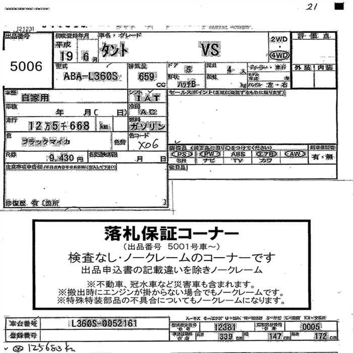 DAIHATSU TANTO
