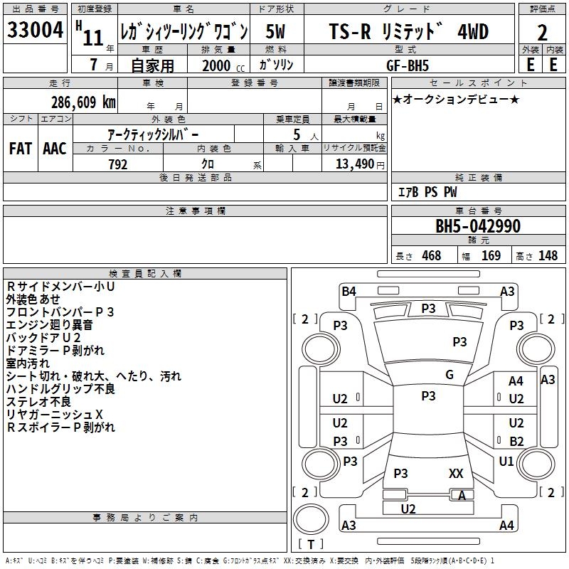 SUBARU LEGACY