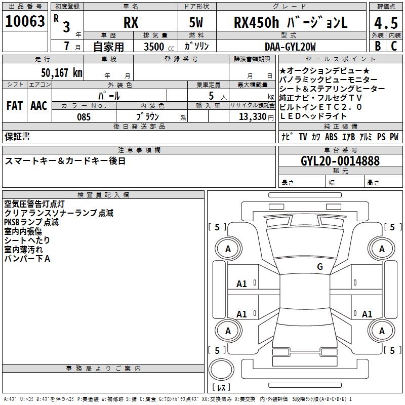 LEXUS RX450H