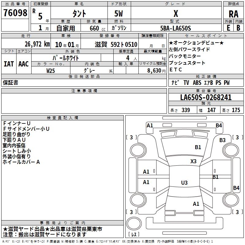 DAIHATSU TANTO