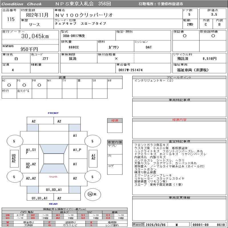 NISSAN NV100 CLIPPER