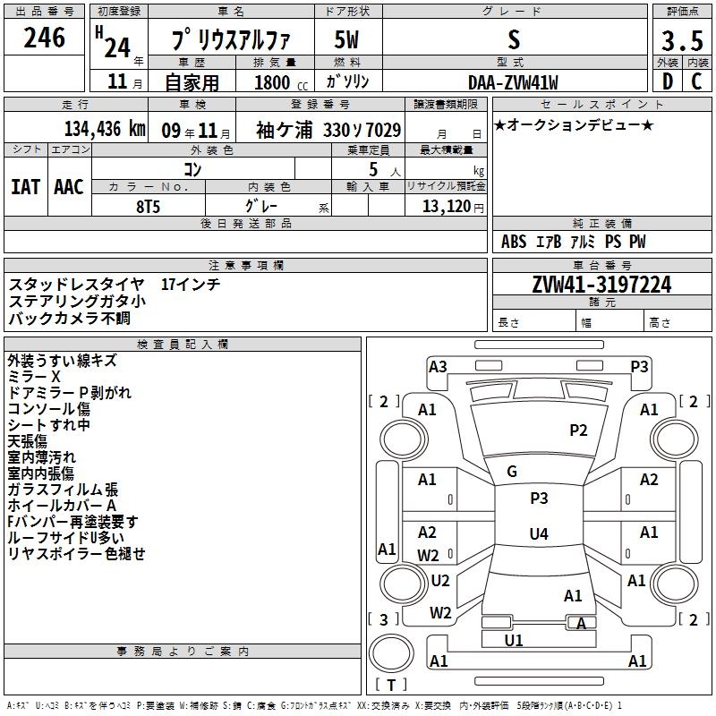 TOYOTA PRIUS ALPHA