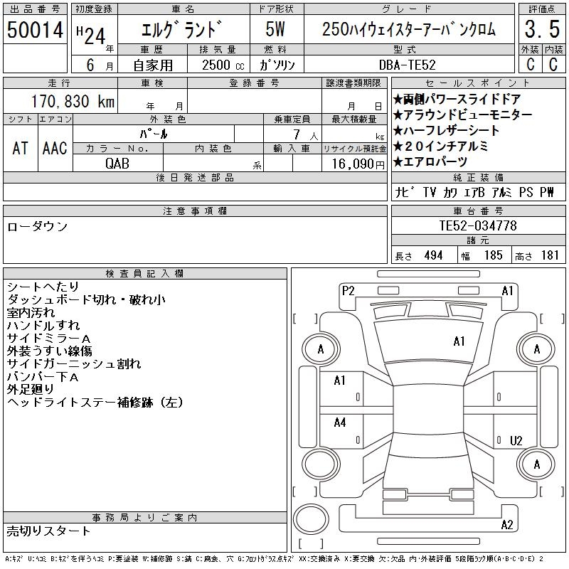 NISSAN ELGRAND