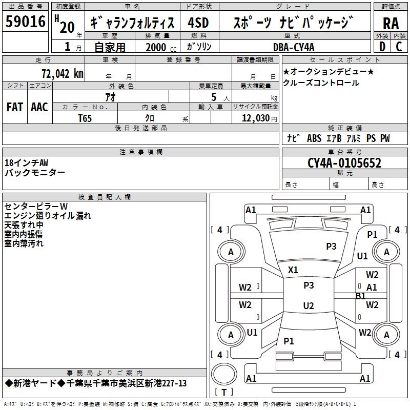 MITSUBISHI GALANT FORTIS