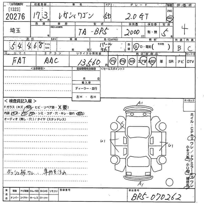 SUBARU LEGACY