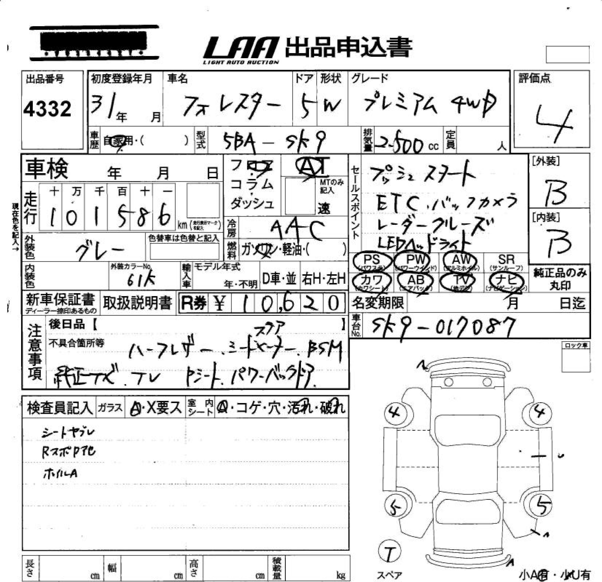 SUBARU FORESTER