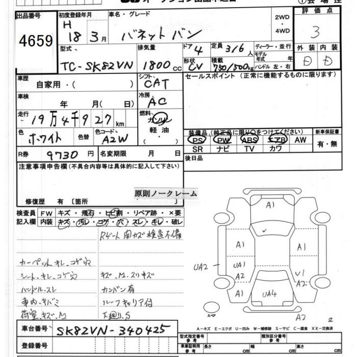 NISSAN VANETTE