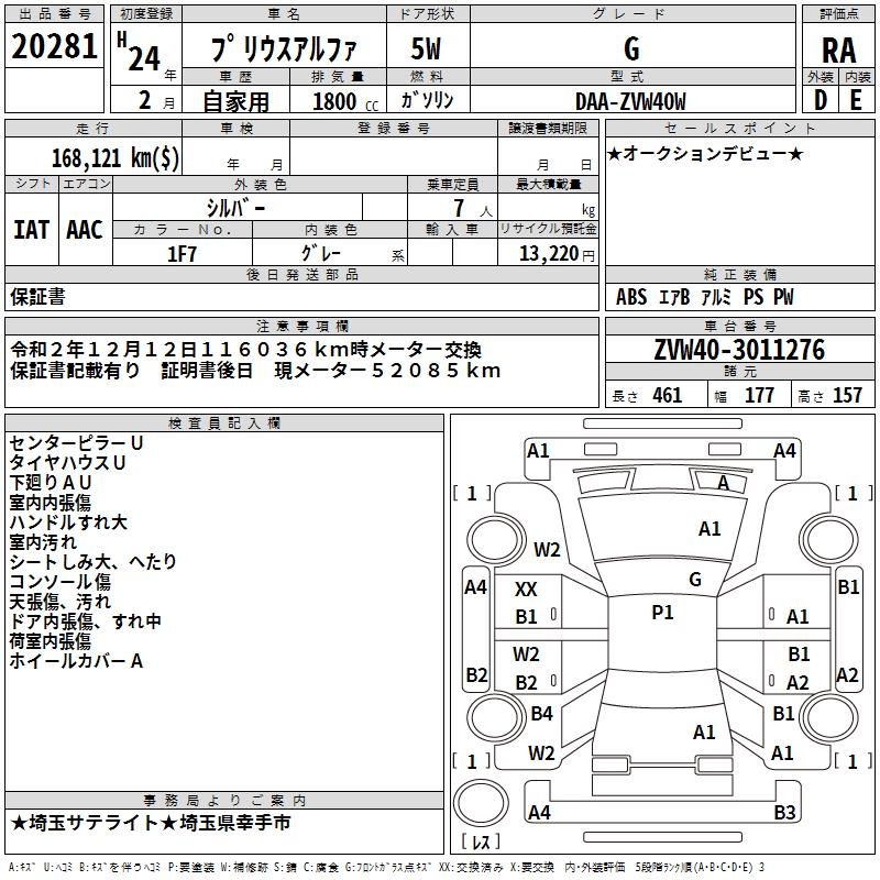 TOYOTA PRIUS ALPHA