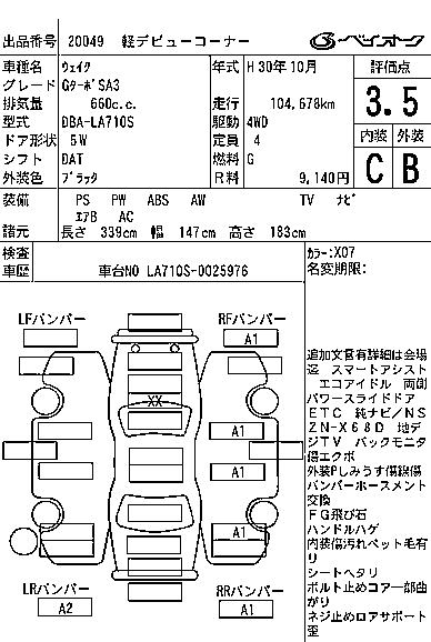 DAIHATSU WAKE
