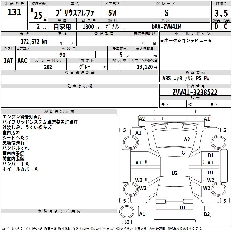 TOYOTA PRIUS ALPHA
